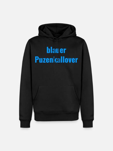 blue Puzenkallover - Men’s Premium Organic Hoodie - black