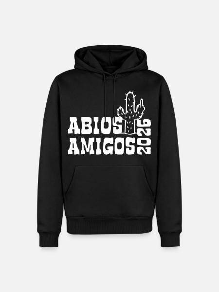 Abios Amigos 2026 - Abitur - Cactus Gift - Men’s Premium Organic Hoodie - black