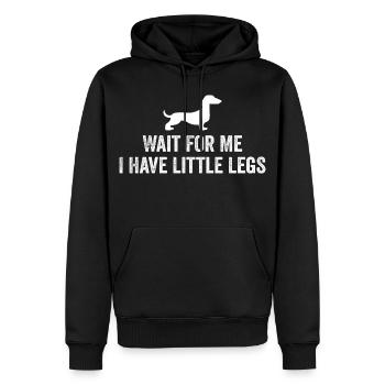 Bester Dackel Mama Papa Hundebesitzer Geschenk - Männer Premium Bio Hoodie - Schwarz - Vorne - Nico (187cm)