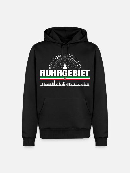 Ruhr area - Men’s Premium Organic Hoodie - black
