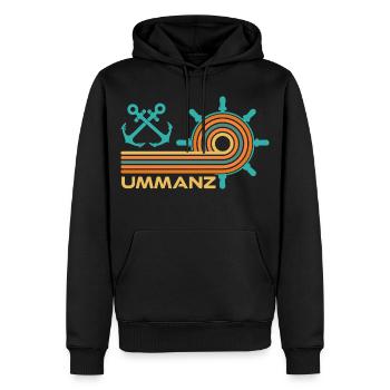 Ostsee Urlaub INSEL UMMANZ Lustiges - Männer Premium Bio Hoodie - Schwarz - Vorne - Nico (187cm)