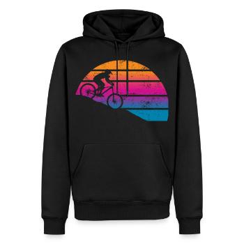 Hrvatska Fussball - Männer Premium Bio Hoodie - Schwarz - Vorne - Nico (187cm)
