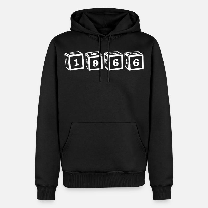 Cube 1966 - Sweat à capuche Premium bio Homme - noir