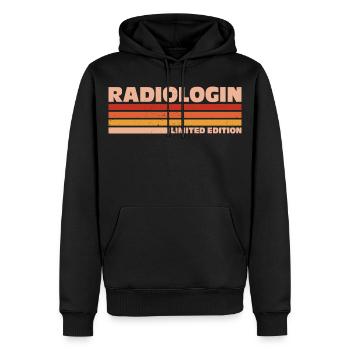 Radiologe Radiologin Radiologie Röntgenarzt - Männer Premium Bio Hoodie - Schwarz - Vorne - Nico (187cm)