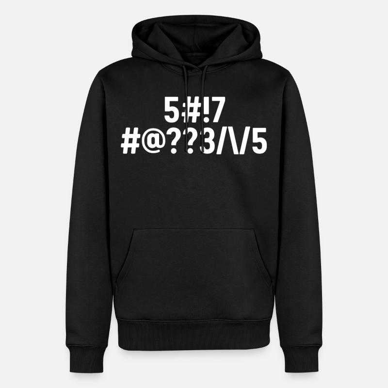 Les trucs arrivent codés - Sweat à capuche Premium bio Homme - noir