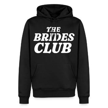 The Brides Club - Männer Premium Bio Hoodie - Schwarz - Vorne - Nico (187cm)
