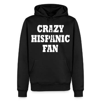 Fan hispanique fou - Sweat à capuche Premium bio Homme - noir - Devant - Nico (187cm)
