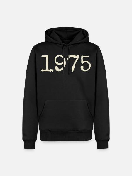 1975 Birthday Gift - Awesome since 1975 - Men’s Premium Organic Hoodie - black