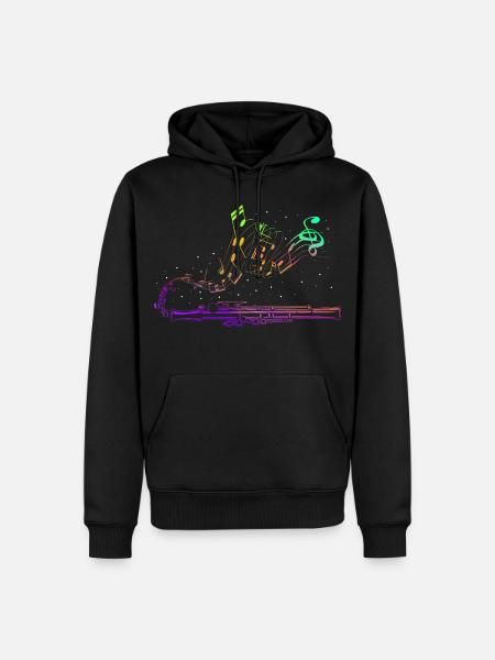  Marimbist Percussion Section Marching Band Pit - Men’s Premium Organic Hoodie - black