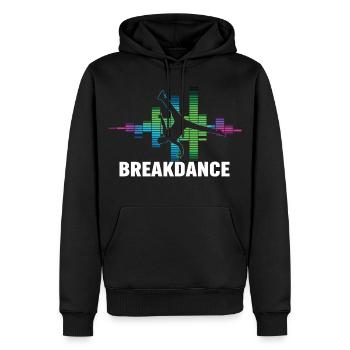 Breakdance Streetstyle Hip Hop DJ Dance - Männer Premium Bio Hoodie - Schwarz - Vorne - Nico (187cm)