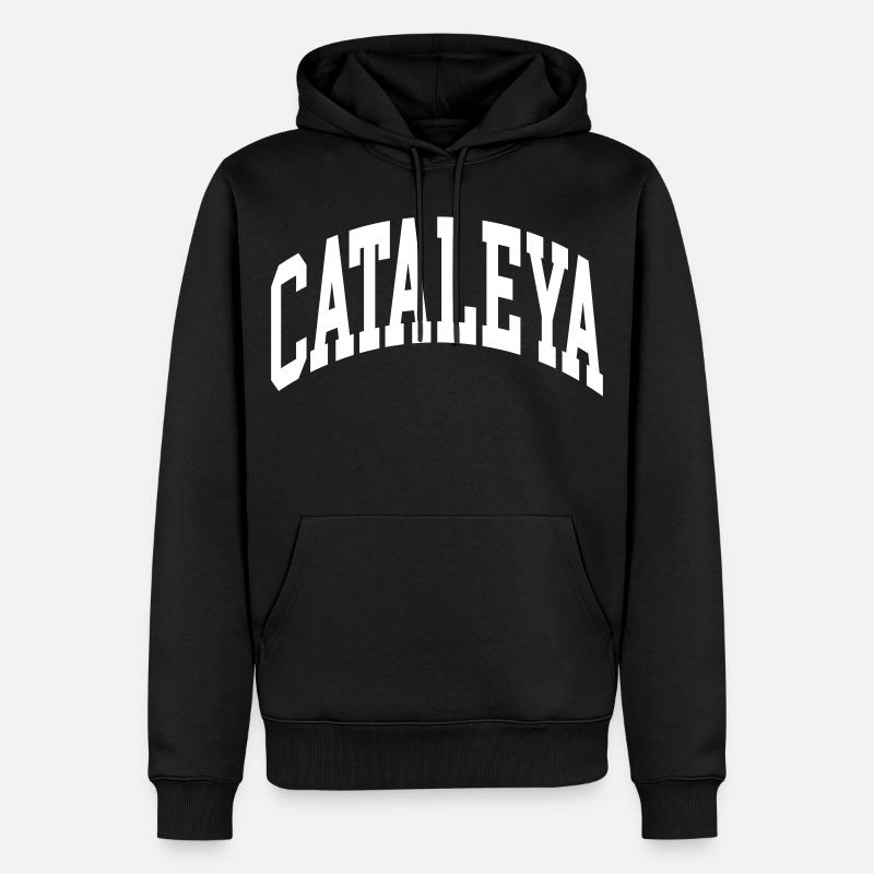 Cataleya - Männer Premium Bio Hoodie - Schwarz