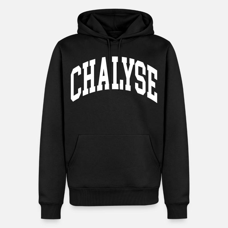 Chalyse - Männer Premium Bio Hoodie - Schwarz