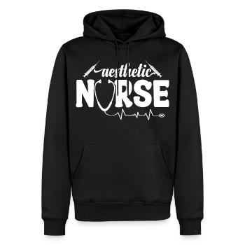 Ästhetische Krankenschwester Med Spa Dermatologie Botox - Männer Premium Bio Hoodie - Schwarz - Vorne - Nico (187cm)