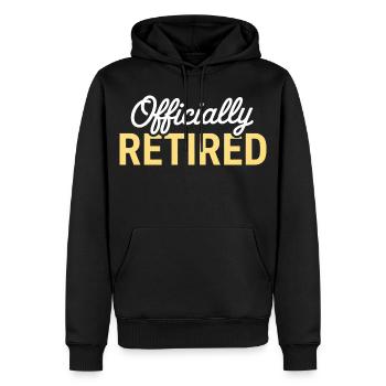 Retired 2026 Funny Retired Graphic Men Retirement - Sweat à capuche Premium bio Homme - noir - Devant - Nico (187cm)