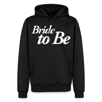 Future mariée - Sweat à capuche Premium bio Homme - noir - Devant - Nico (187cm)