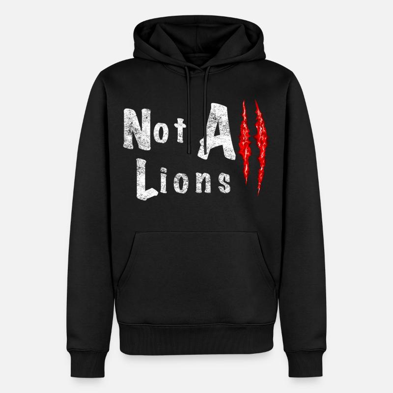 Pas All Lions 2.... - Sweat à capuche Premium bio Homme - noir