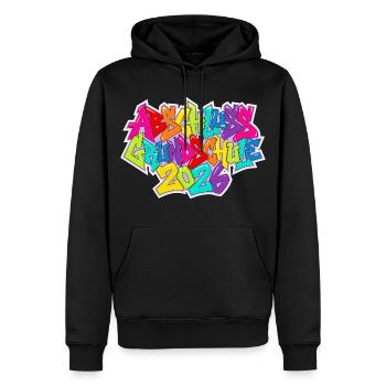 Grundschule Abschluss 2026 - Männer Premium Bio Hoodie - Schwarz - Vorne - Nico (187cm)