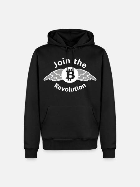 BitWings Revolution - Men’s Premium Organic Hoodie - black