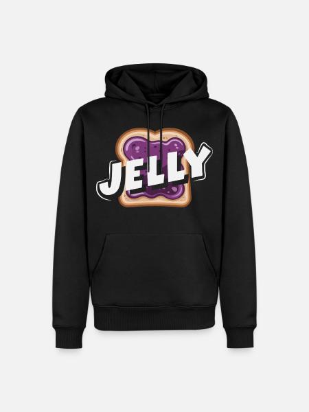 Peanut Butter & Jam Partner Look Design - Men’s Premium Organic Hoodie - black