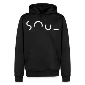 Soulmusikkultur Vintage-Musiker - Männer Premium Bio Hoodie - Schwarz - Vorne - Nico (187cm)