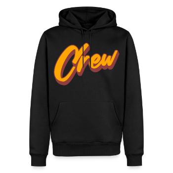 équipage - Sweat à capuche Premium bio Homme - noir - Devant - Nico (187cm)
