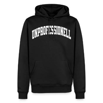 Non professionnel - Sweat à capuche Premium bio Homme - noir - Devant - Nico (187cm)