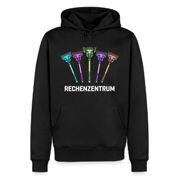 Rechenzentrum Gärtner Garten Gartenarbeit - Männer Premium Bio Hoodie - Schwarz - Vorne - Nico (187cm)