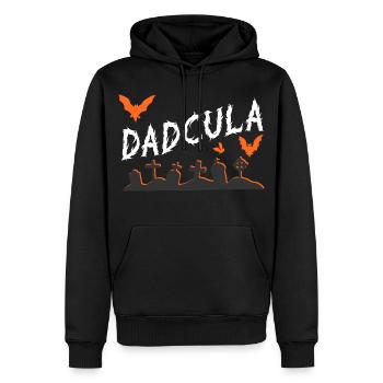 Cimetière gothique de Dadcula - Sweat à capuche Premium bio Homme - noir - Devant - Nico (187cm)