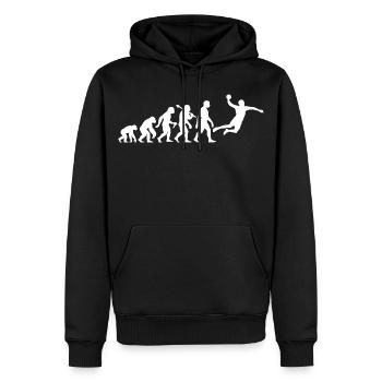 Handball Evolution for Men and Boys Handball Players - Men’s Premium Organic Hoodie - black - Front - Nico (187cm)