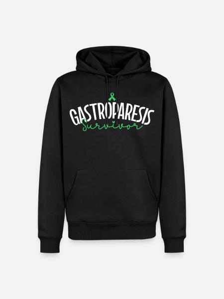 Gastroparese Überlebende - Stolz zeigen - Männer Premium Bio Hoodie - Schwarz