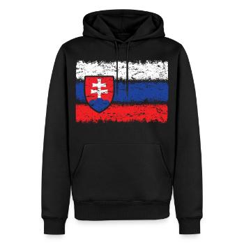 Slowakei Europa - Männer Premium Bio Hoodie - Schwarz - Vorne - Nico (187cm)