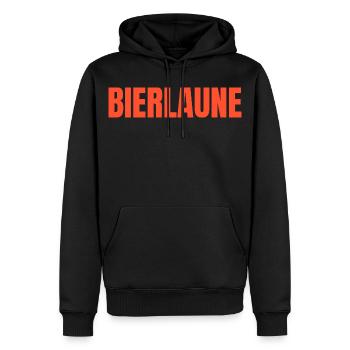 Bierlaune Shirt – Lustiges Frühlingsfest Bier Fest - Männer Premium Bio Hoodie - Schwarz - Vorne - Nico (187cm)