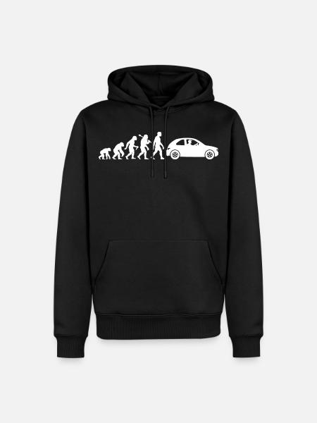 Auto Evolution Kleinwagen Fahranfänger Fahrlehrer - Männer Premium Bio Hoodie - Schwarz