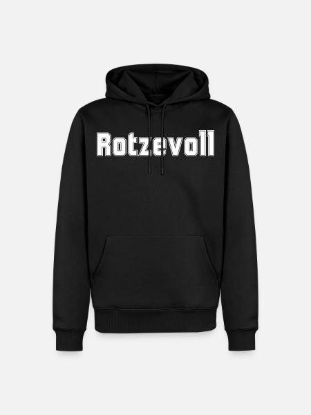 Rotzevoll Mallorca Malle saufen Party - Men’s Premium Organic Hoodie - black