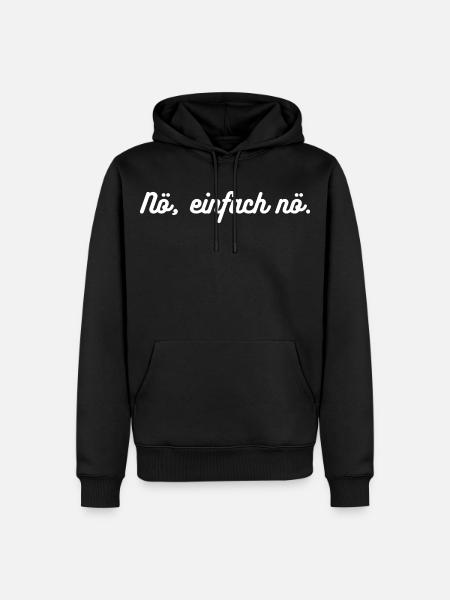Heimatliebe Nord - Männer Premium Bio Hoodie - Schwarz