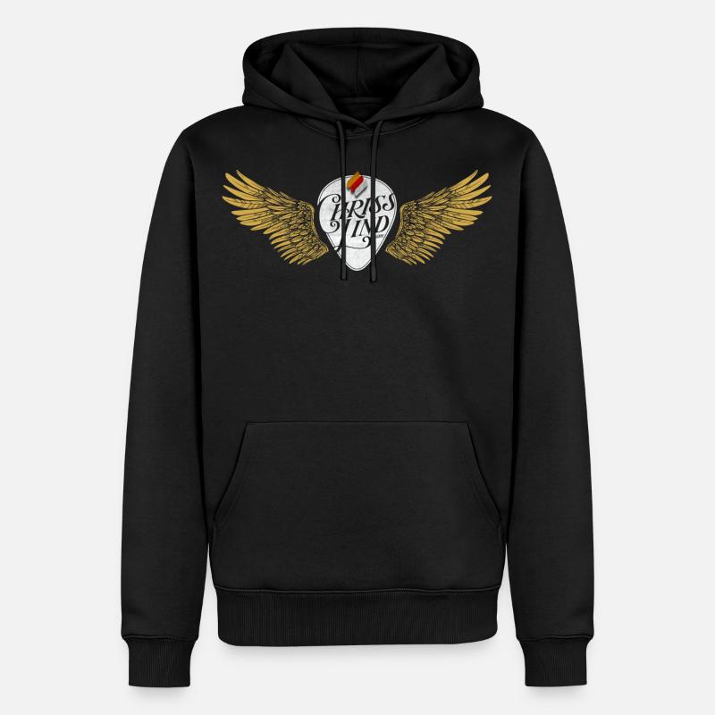 Piano à queue Chriss Lind - Sweat à capuche Premium bio Homme - noir