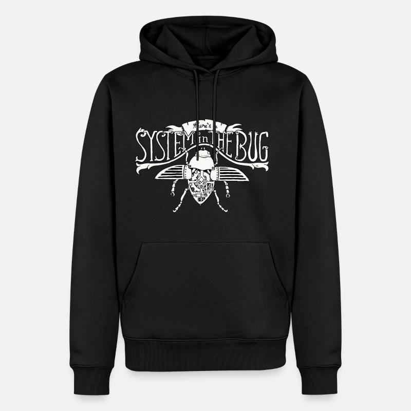Système dans le Bug - Sweat à capuche Premium bio Homme - noir