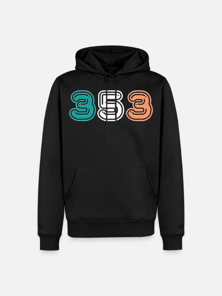 TEAM 353 IRELAND - Men’s Premium Organic Hoodie - black