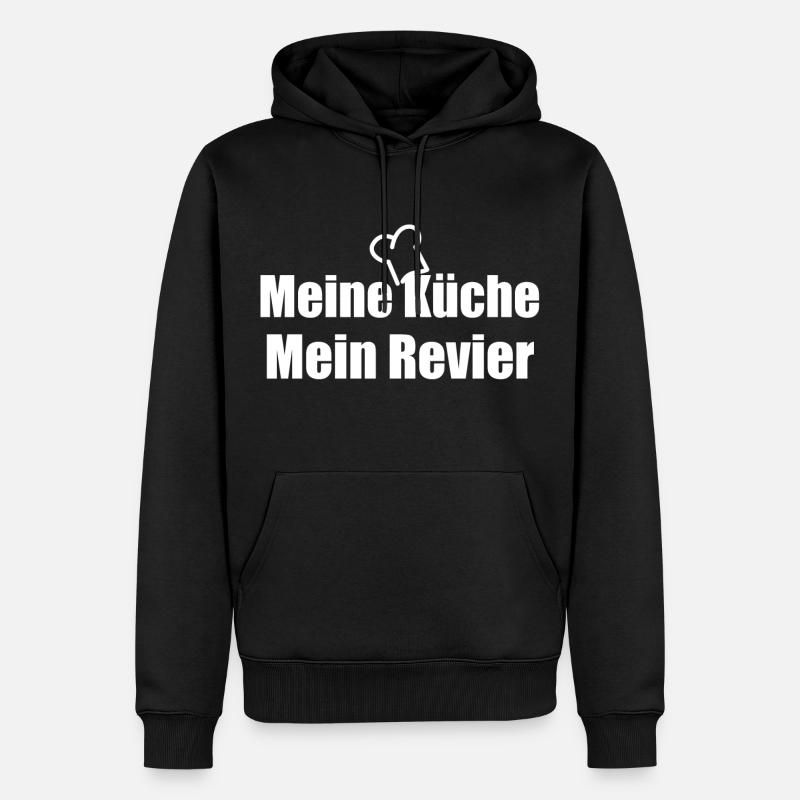 Cuisine de la zone - Sweat à capuche Premium bio Homme - noir
