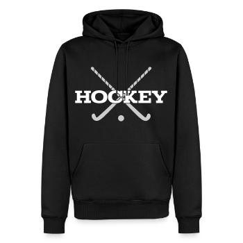 Hockey Emblem Color Changing - Men’s Premium Organic Hoodie - black - Front - Nico (187cm)