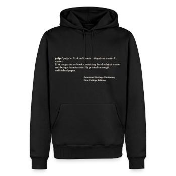 Pulp Fiction Meaning - Männer Premium Bio Hoodie - Schwarz - Vorne - Nico (187cm)