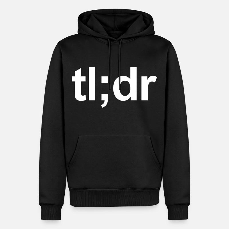 tl; dr - Sweat à capuche Premium bio Homme - noir