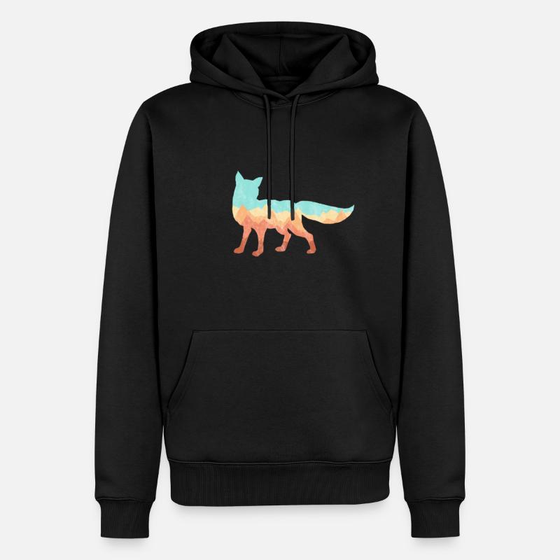 Fuchsberg - Männer Premium Bio Hoodie - Schwarz