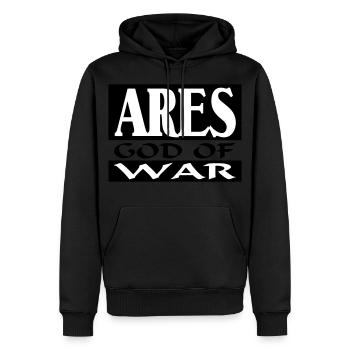 Ares _-_ God_Of_War - Sweat à capuche Premium bio Homme - noir - Devant - Nico (187cm)