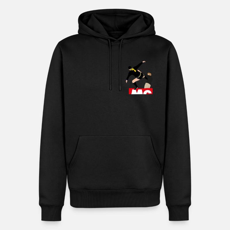 Conception Manchester Eric Cantona - Sweat à capuche Premium bio Homme - noir