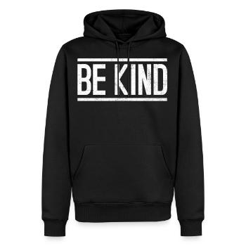 Freundlichkeit Christentum Vintage - Männer Premium Bio Hoodie - Schwarz - Vorne - Nico (187cm)
