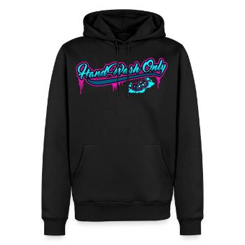hand wash only Car Detailing Auto Handwäsche - Männer Premium Bio Hoodie - Schwarz - Vorne - Nico (187cm)