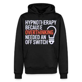 Spécialiste certifié en régulation cognitive clinique - Sweat à capuche Premium bio Homme - noir - Devant - Nico (187cm)
