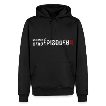 Demonstration zur Rentenreform - Männer Premium Bio Hoodie - Schwarz - Vorne - Nico (187cm)