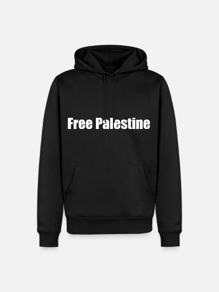 Kostenloses Palästina-T-Shirt - Herre Premium økologisk hoodie - sort